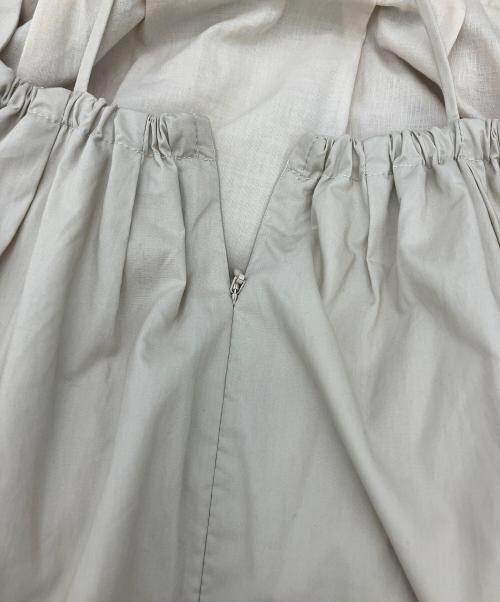 Snidel（スナイデル）Snidel (スナイデル) ノースリーブ・キャミソールワンピース ベージュ×ブラック サイズ:Sの古着・服飾アイテム