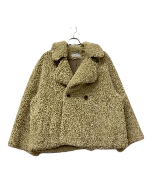 ETRE TOKYO（エトレトウキョウ）ETRE TOKYO (エトレトウキョウ) フェイクシープファージャケット ベージュ サイズ:Mの古着・服飾アイテム