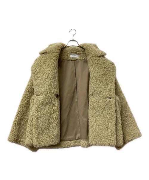 ETRE TOKYO（エトレトウキョウ）ETRE TOKYO (エトレトウキョウ) フェイクシープファージャケット ベージュ サイズ:Mの古着・服飾アイテム