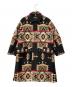 PENDLETON（ペンドルトン）の古着「ロングコート ネイティブ柄コート」｜ブラック×ブラウン