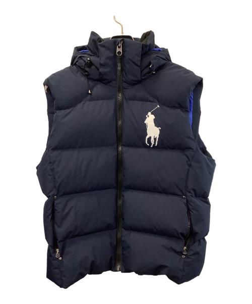 POLO RALPH LAUREN（ポロ・ラルフローレン）POLO RALPH LAUREN (ポロ・ラルフローレン) ダウンベスト ネイビー サイズ:Lの古着・服飾アイテム