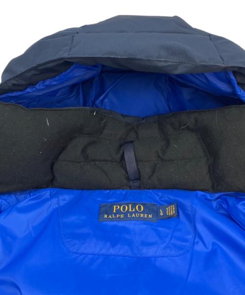 POLO RALPH LAUREN（ポロ・ラルフローレン）POLO RALPH LAUREN (ポロ・ラルフローレン) ダウンベスト ネイビー サイズ:Lの古着・服飾アイテム