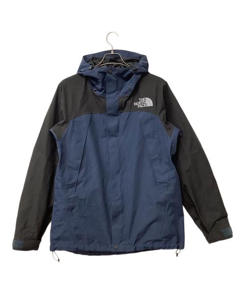 THE NORTH FACE（ザ ノース フェイス）THE NORTH FACE (ザ ノース フェイス) ナイロンパーカー MOUNTAIN JACKET ブルー×ブラック サイズ:Lの古着・服飾アイテム