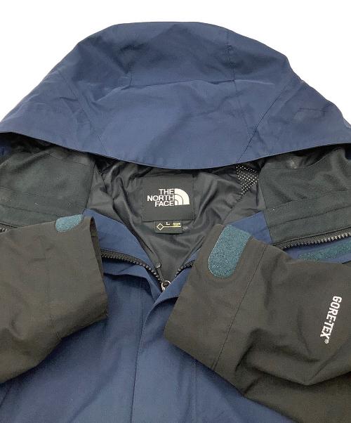 THE NORTH FACE（ザ ノース フェイス）THE NORTH FACE (ザ ノース フェイス) ナイロンパーカー MOUNTAIN JACKET ブルー×ブラック サイズ:Lの古着・服飾アイテム