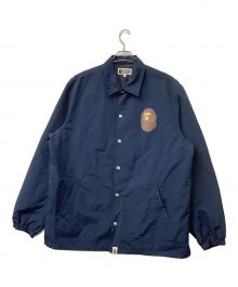 A BATHING APE（ア ベイシング エイプ）の古着「ジャケット コーチジャケット」｜ブルー