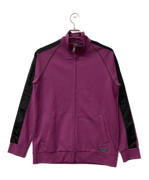BLACK LABEL CRESTBRIDGE（ブラックレーベル クレストブリッジ）BLACK LABEL CRESTBRIDGE (ブラックレーベル クレストブリッジ) トラックジャケット ジャージ パープル サイズ:Mの古着・服飾アイテム