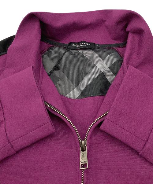BLACK LABEL CRESTBRIDGE（ブラックレーベル クレストブリッジ）BLACK LABEL CRESTBRIDGE (ブラックレーベル クレストブリッジ) トラックジャケット ジャージ パープル サイズ:Mの古着・服飾アイテム