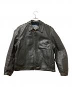 Aero LEATHERエアロレザー）の古着「ジャケット レザージャケット Genuine Front Quarter Horsehide」｜ブラック
