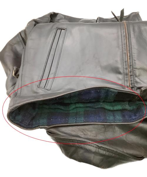 Aero LEATHER（エアロレザー）Aero LEATHER (エアロレザー) ジャケット レザージャケット Genuine Front Quarter Horsehide ブラック サイズ:40の古着・服飾アイテム