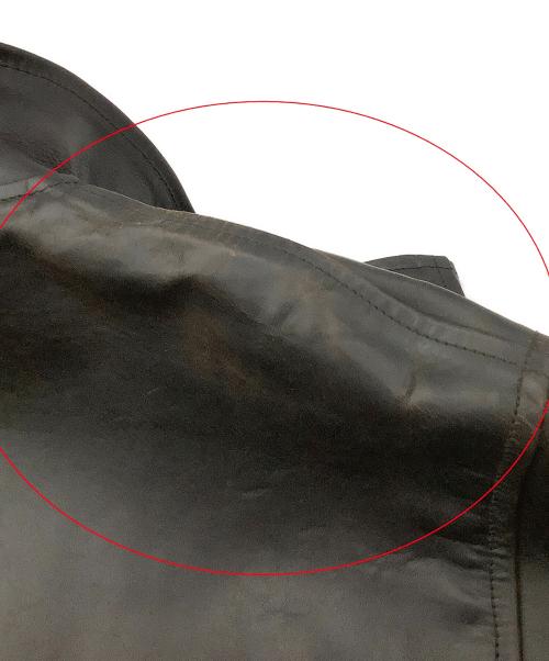 Aero LEATHER（エアロレザー）Aero LEATHER (エアロレザー) ジャケット レザージャケット Genuine Front Quarter Horsehide ブラック サイズ:40の古着・服飾アイテム