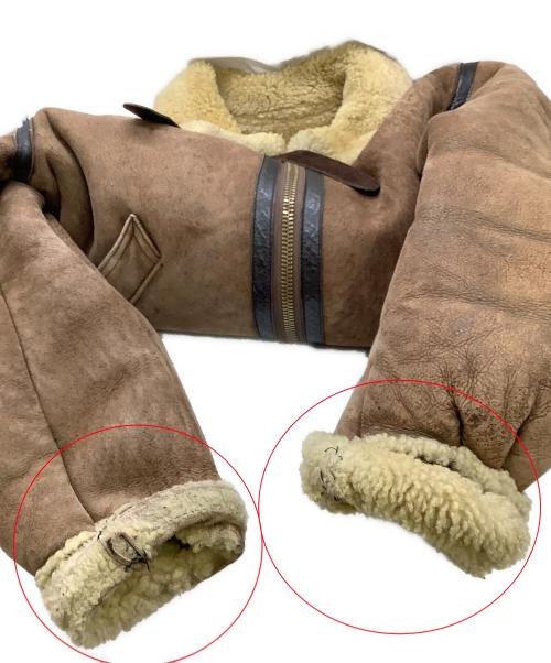 Golden Bear（ゴールデンベア）Golden Bear (ゴールデンベア) ジャケット B-3ムートンジャケット ブラウン サイズ:38の古着・服飾アイテム