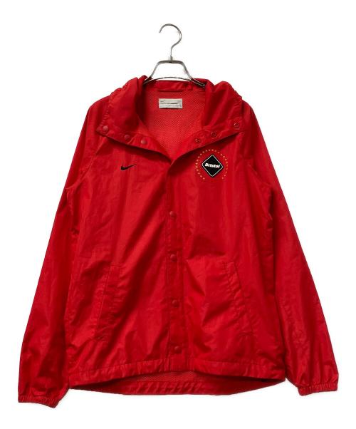 NIKE（ナイキ）NIKE (ナイキ) F.C.R.B. (エフシーレアルブリストル) ナイロンジャケット　マウンテンパーカー レッド サイズ:Sの古着・服飾アイテム