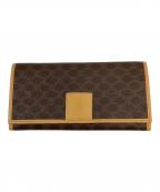 CELINEセリーヌ）の古着「長財布」｜ブラウン