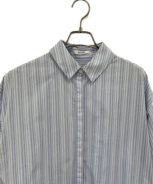 Snidel（スナイデル）Snidel (スナイデル) シャツワンピース スカイブルー サイズ:Fの古着・服飾アイテム