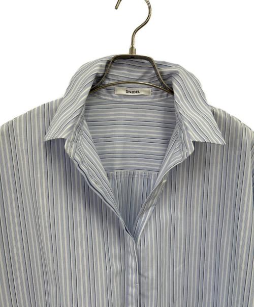 Snidel（スナイデル）Snidel (スナイデル) シャツワンピース スカイブルー サイズ:Fの古着・服飾アイテム