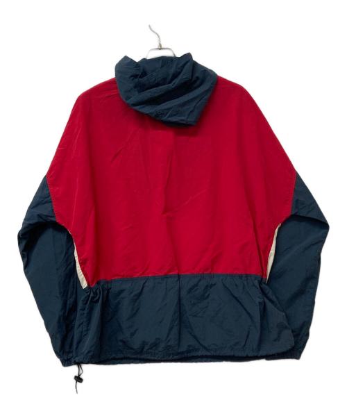 L.L.Bean（エルエルビーン）L.L.Bean (エルエルビーン) 70～80sナイロンパーカー ネイビー×レッド サイズ:Lの古着・服飾アイテム