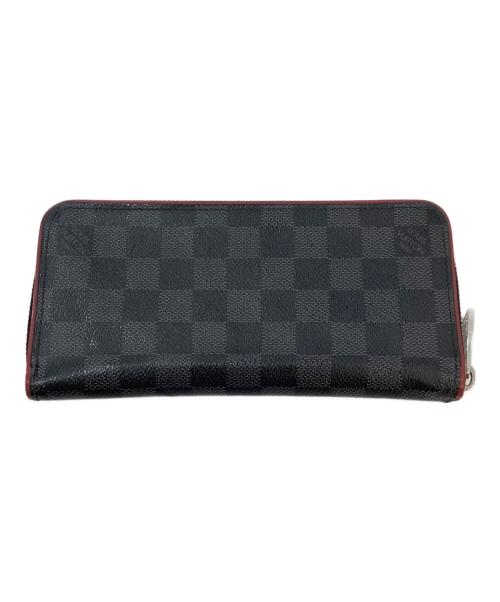 LOUIS VUITTON（ルイ ヴィトン）LOUIS VUITTON (ルイ ヴィトン) ジェピーウォレットヴェルティカル ブラック×レッドの古着・服飾アイテム