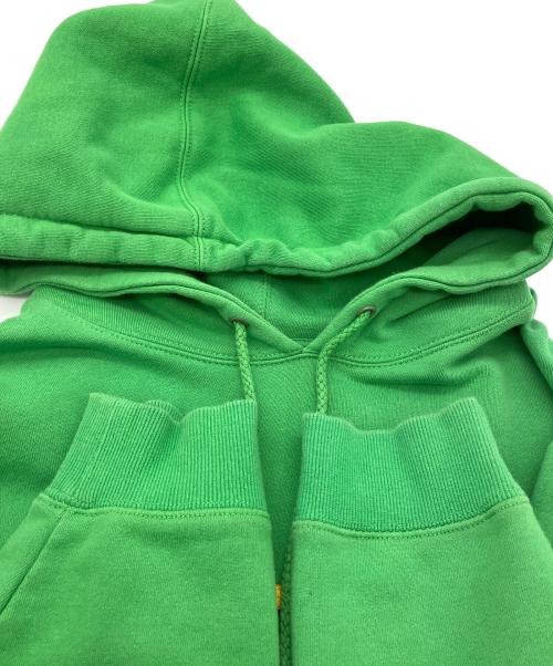 stussy（ステューシー）stussy (ステューシー) プルオーバーパーカー グリーン サイズ:Lの古着・服飾アイテム