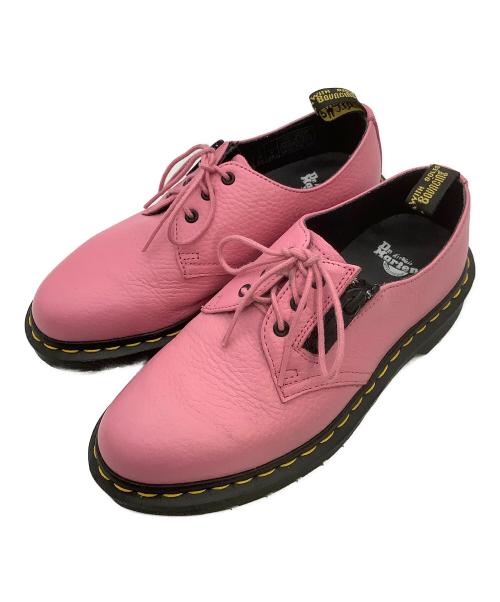 Dr.Martens（ドクターマーチン）Dr.Martens (ドクターマーチン) 3ホールシューズ 1461 W/ZIP ピンク サイズ:UK 3の古着・服飾アイテム
