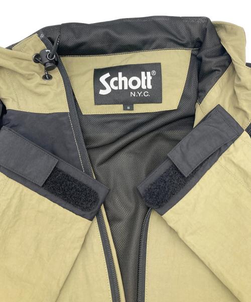 Schott（ショット）Schott (ショット) REFLECTOR FIELD JACKET ブラウン×ブラック サイズ:Sの古着・服飾アイテム