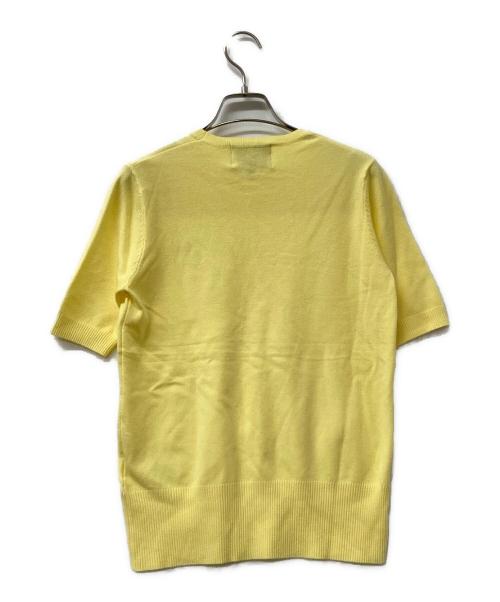 Vivienne Westwood（ヴィヴィアンウエストウッド）Vivienne Westwood (ヴィヴィアンウエストウッド) 薄手ニット カラーオーブ刺繍ニット イエロー サイズ:不明の古着・服飾アイテム