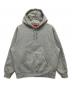 SUPREME（シュプリーム）の古着「Supreme Satin Applique Hooded」｜グレー