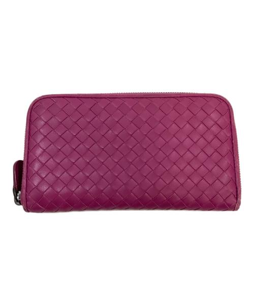 BOTTEGA VENETA（ボッテガベネタ）BOTTEGA VENETA (ボッテガベネタ) 長財布 ピンクの古着・服飾アイテム