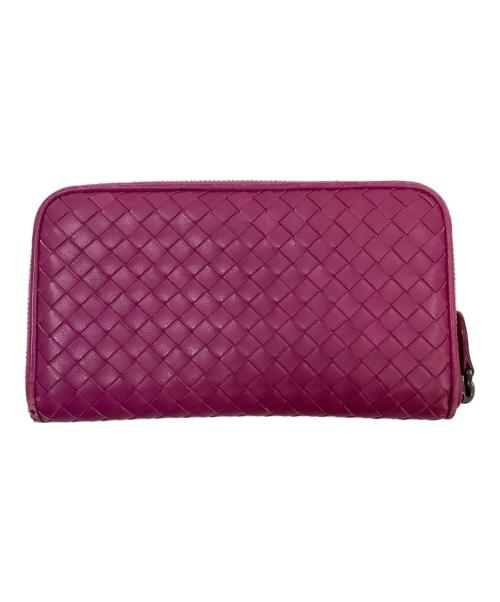 BOTTEGA VENETA（ボッテガベネタ）BOTTEGA VENETA (ボッテガベネタ) 長財布 ピンクの古着・服飾アイテム