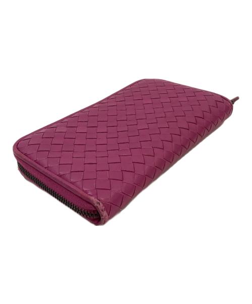 BOTTEGA VENETA（ボッテガベネタ）BOTTEGA VENETA (ボッテガベネタ) 長財布 ピンクの古着・服飾アイテム
