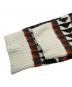 中古・古着 PENDLETON (ペンドルトン) 厚手カーディガン ニット総柄ロングガウン ホワイト サイズ:M：4000円