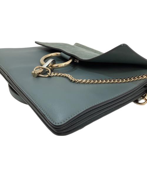 Chloe（クロエ）Chloe (クロエ) フェイスモールショルダーバッグ グリーンの古着・服飾アイテム