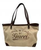 GUCCIグッチ）の古着「トートバッグ」｜ベージュ
