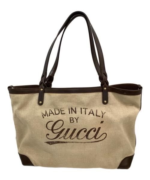 GUCCI（グッチ）GUCCI (グッチ) トートバッグ ベージュの古着・服飾アイテム