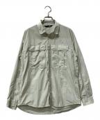 THE NORTH FACEザ ノース フェイス）の古着「長袖シャツ　ラッスルキャノピーシゃツ」｜ミントグリーン