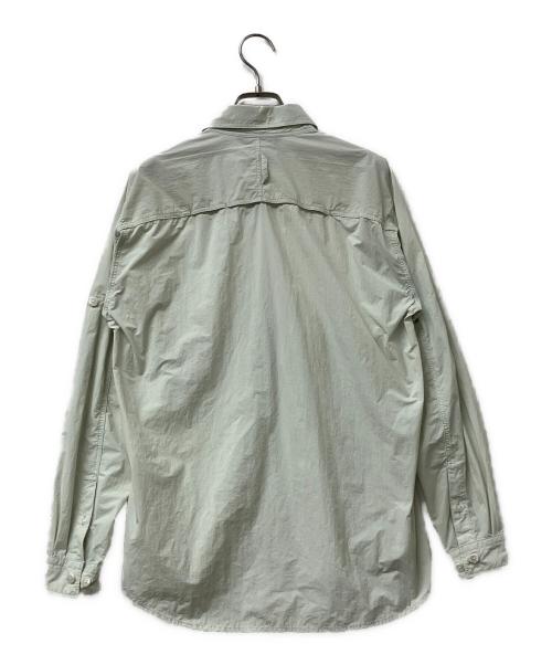 THE NORTH FACE（ザ ノース フェイス）THE NORTH FACE (ザ ノース フェイス) 長袖シャツ　ラッスルキャノピーシゃツ ミントグリーン サイズ:Sの古着・服飾アイテム