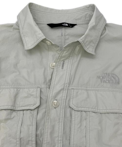 THE NORTH FACE（ザ ノース フェイス）THE NORTH FACE (ザ ノース フェイス) 長袖シャツ　ラッスルキャノピーシゃツ ミントグリーン サイズ:Sの古着・服飾アイテム
