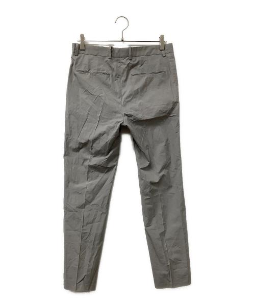 JIL SANDER（ジルサンダー）JIL SANDER (ジルサンダー) ナイロンパンツ コットンテーパードスラックスパンツ ライトグレー サイズ:44の古着・服飾アイテム