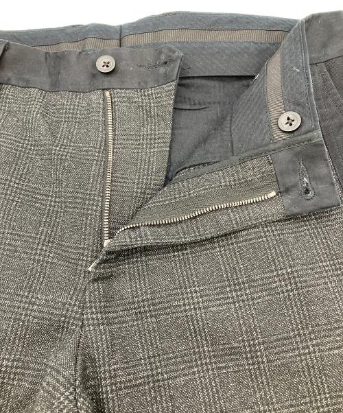 DOLCE & GABBANA（ドルチェ＆ガッバーナ）DOLCE & GABBANA (ドルチェ＆ガッバーナ) ストレートパンツ グレー×ブラック サイズ:44の古着・服飾アイテム