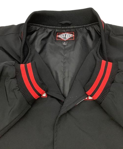 INDEPENDENT（インディペンデント）INDEPENDENT (インディペンデント) スタジャン BAUHAUS STADIUM JACKET ブラック サイズ:Lの古着・服飾アイテム