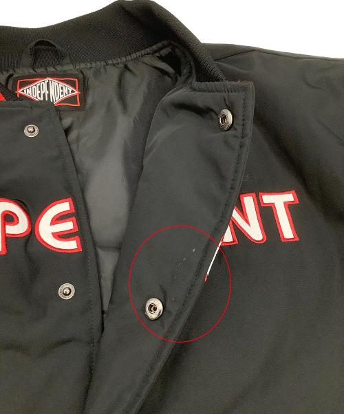 INDEPENDENT（インディペンデント）INDEPENDENT (インディペンデント) スタジャン BAUHAUS STADIUM JACKET ブラック サイズ:Lの古着・服飾アイテム