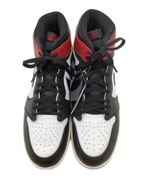 NIKE（ナイキ）NIKE (ナイキ) ハイカットスニーカー Air Jordan 1 Retro High OG “Black Toe Reimagined” ブラック×レッド サイズ:29 未使用品の古着・服飾アイテム