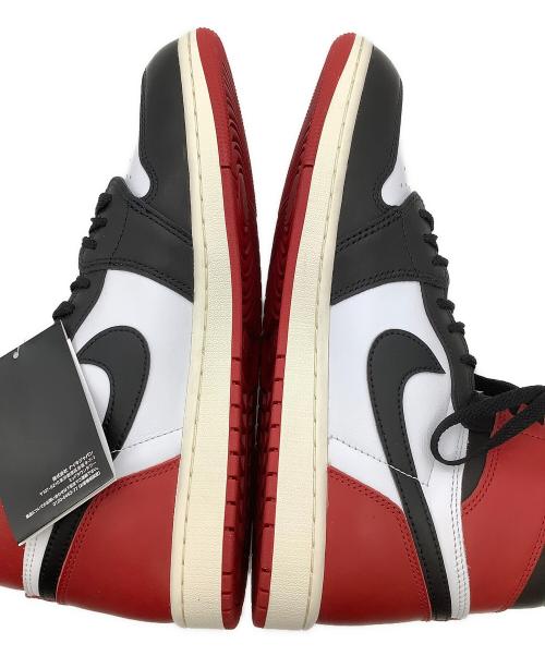 NIKE（ナイキ）NIKE (ナイキ) ハイカットスニーカー Air Jordan 1 Retro High OG “Black Toe Reimagined” ブラック×レッド サイズ:29 未使用品の古着・服飾アイテム