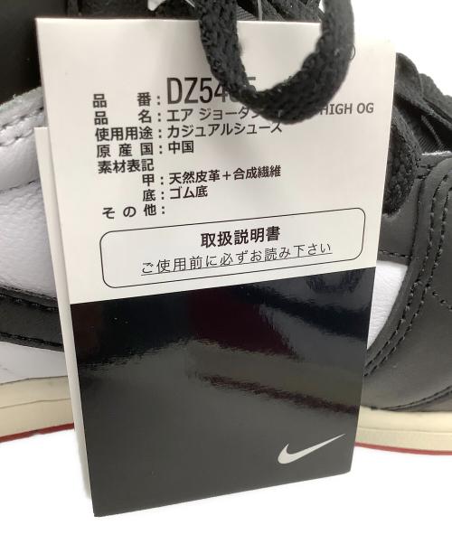 NIKE（ナイキ）NIKE (ナイキ) ハイカットスニーカー Air Jordan 1 Retro High OG “Black Toe Reimagined” ブラック×レッド サイズ:29 未使用品の古着・服飾アイテム