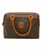 CELINEセリーヌ）の古着「ミニボストンバッグ　 マカダム」｜ブラウン