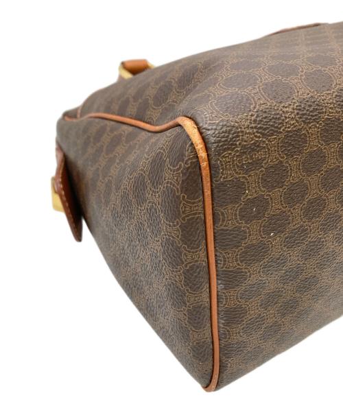 CELINE（セリーヌ）CELINE (セリーヌ) ミニボストンバッグ　 マカダム ブラウンの古着・服飾アイテム