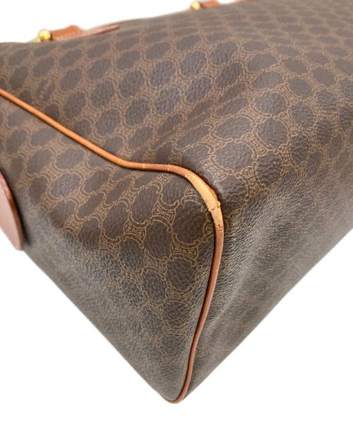 CELINE（セリーヌ）CELINE (セリーヌ) ミニボストンバッグ　 マカダム ブラウンの古着・服飾アイテム