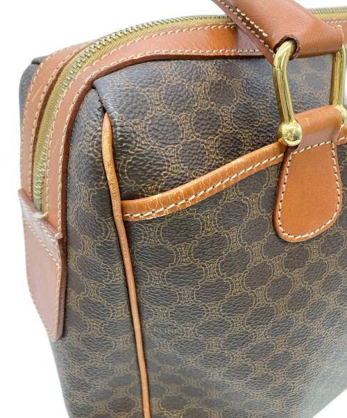 CELINE（セリーヌ）CELINE (セリーヌ) ミニボストンバッグ　 マカダム ブラウンの古着・服飾アイテム