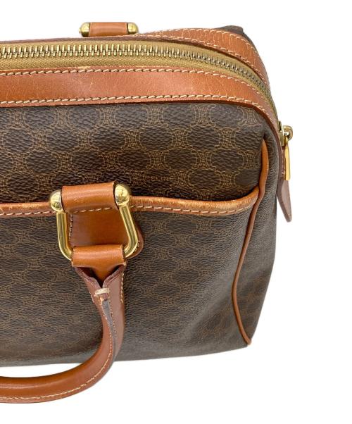 CELINE（セリーヌ）CELINE (セリーヌ) ミニボストンバッグ　 マカダム ブラウンの古着・服飾アイテム