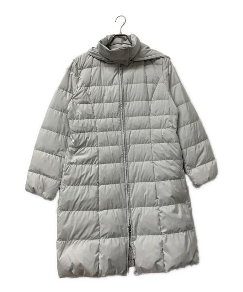 comme ca（コムサ）comme ca (コムサ) ソフトタフタロングダウン グレー サイズ:SIZE11の古着・服飾アイテム