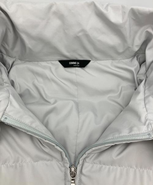 comme ca（コムサ）comme ca (コムサ) ソフトタフタロングダウン グレー サイズ:SIZE11の古着・服飾アイテム
